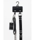 Collier et Laisse en simili cuir motif Croco