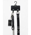 Collier et Laisse en simili cuir motif Croco