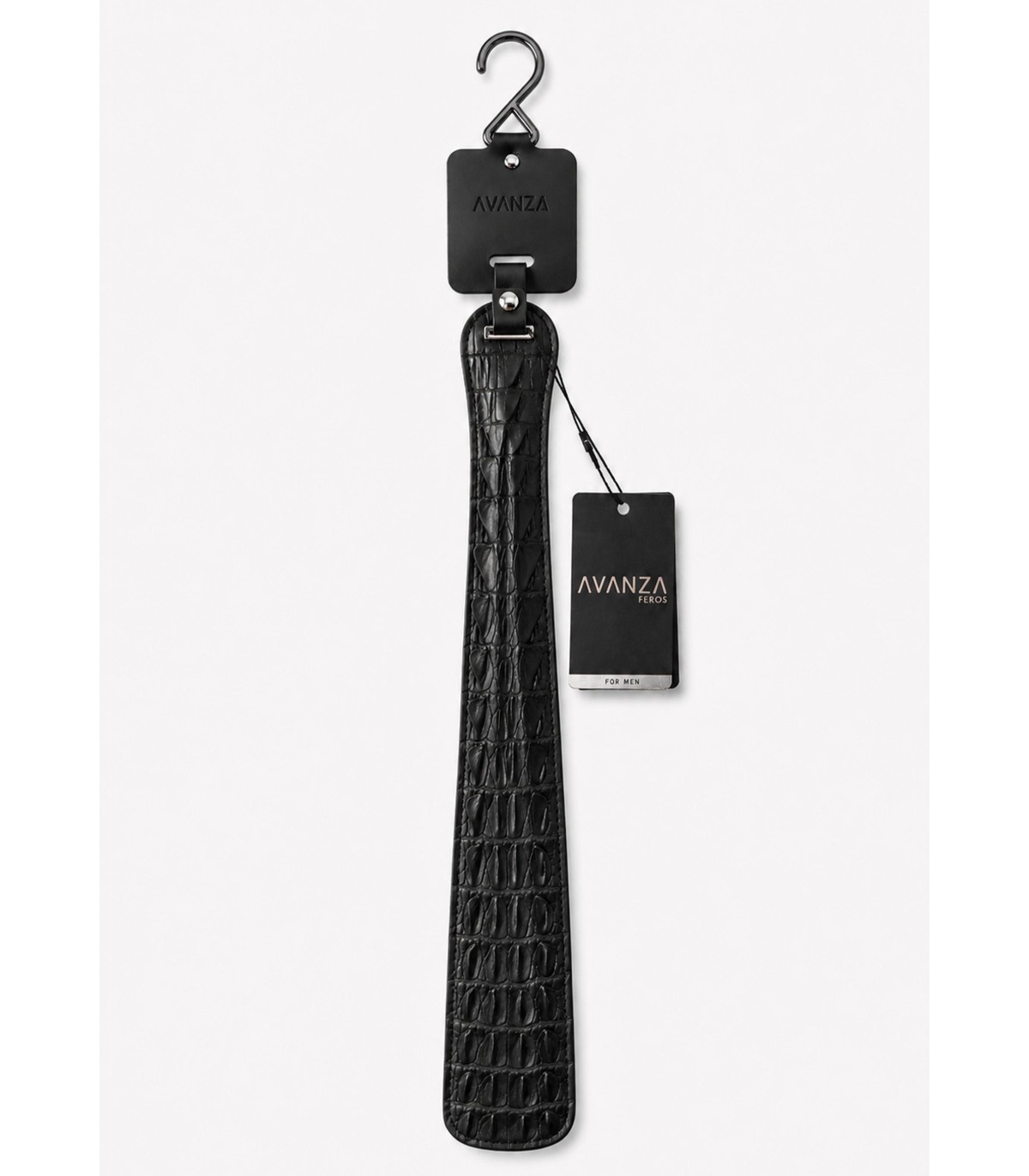 Paddle BDSM Motif Croco Noir Feros Avanza