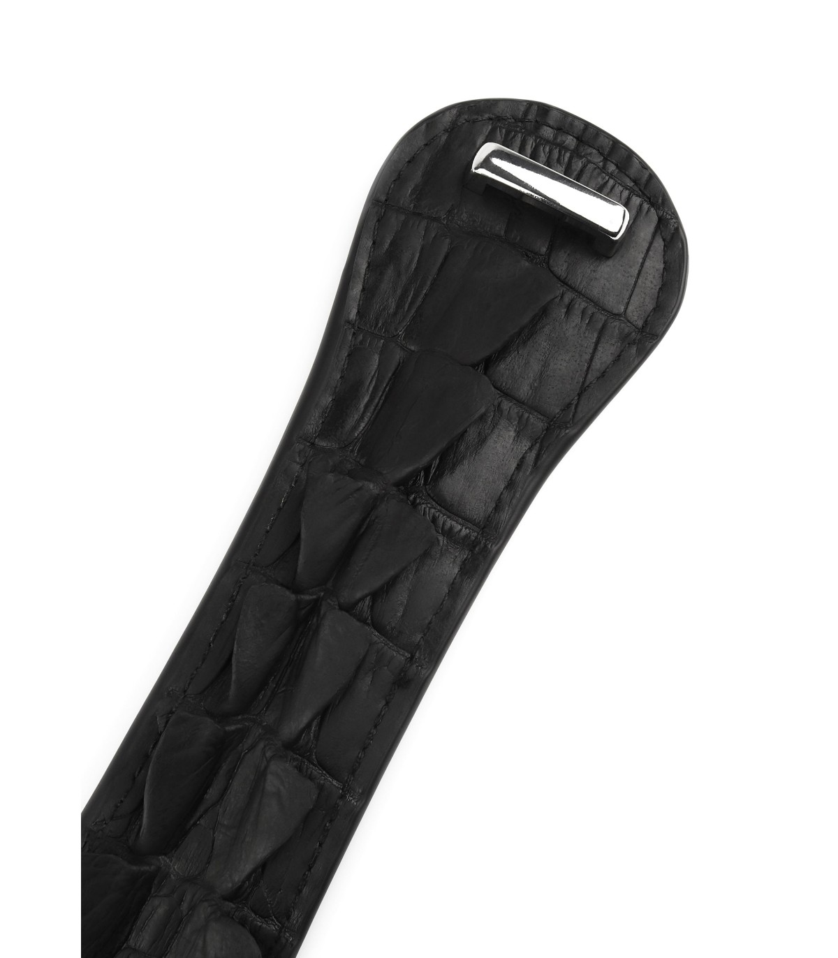 Paddle BDSM Motif Croco Noir Feros Avanza