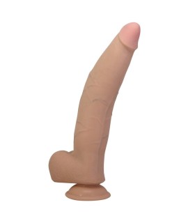 Gode réaliste Quinlan Pretty Love Slide Skin avec effet décalottage