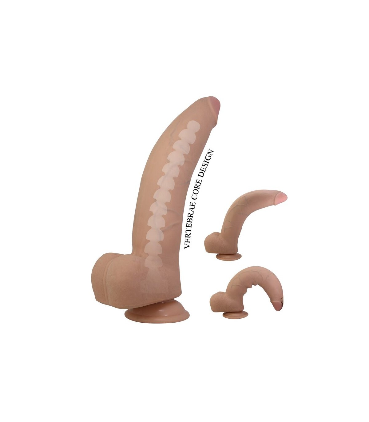 Gode réaliste Quinlan Pretty Love Slide Skin avec ventouse
