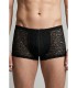 Boxer homme résille léopard avec zip