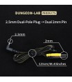 Câble supplémentaire DG Lab DC 2,5 mm vers deux fiches droites 2 mm