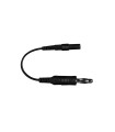 Connecteur DG-LAB femelle 2 mm vers fiche banane 4 mm