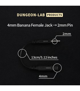 Adaptateur électrostimulation DG-LAB 13 cm