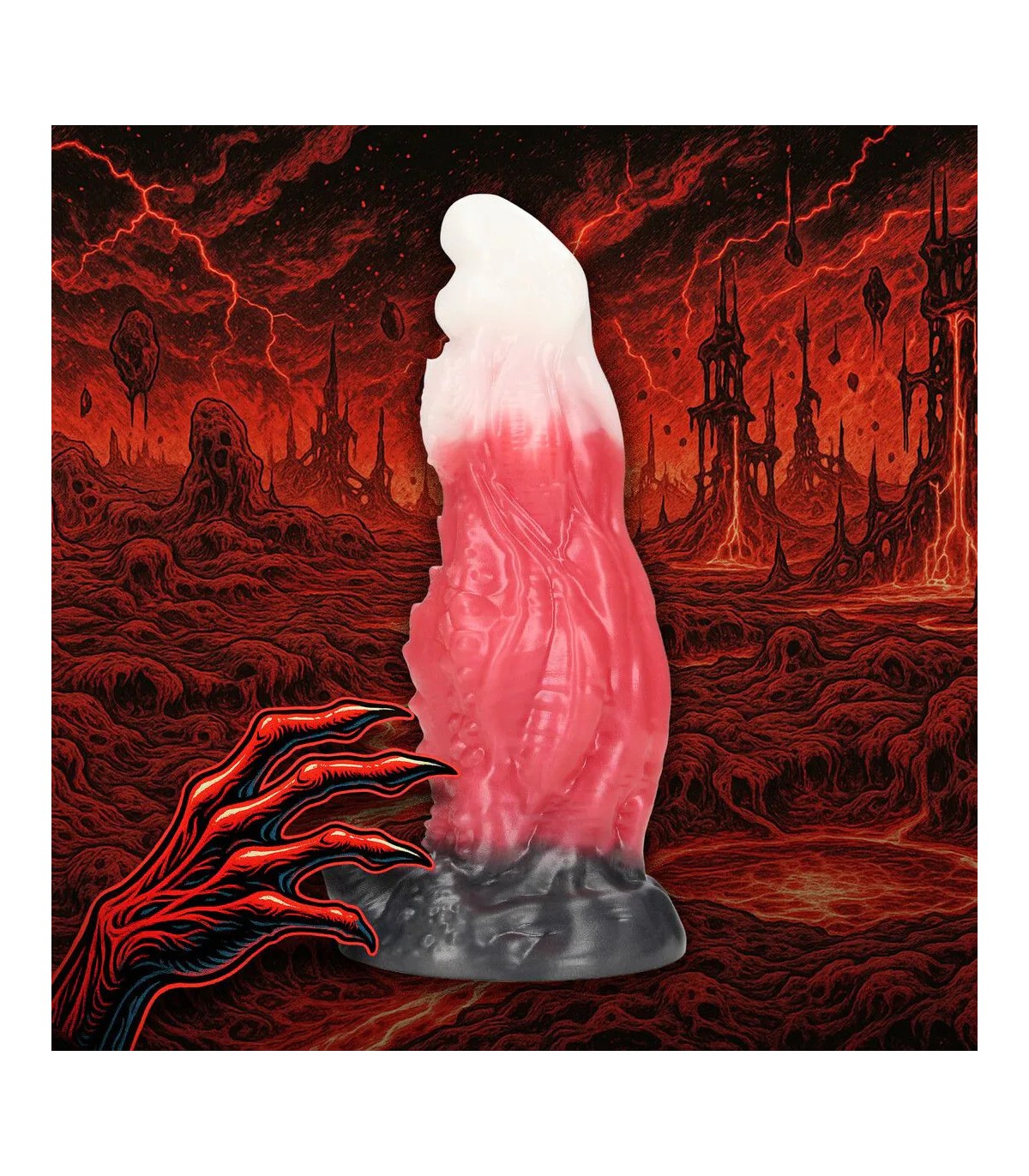Gode Alien Space Night Fiction Cock 18 cm insérable