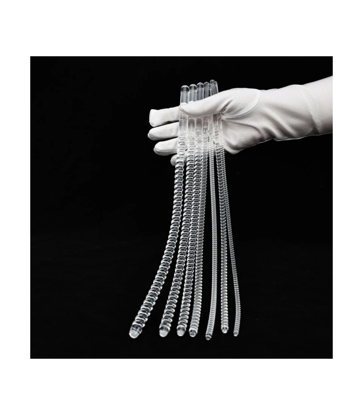 Tiges urétrales souples design spiralé
