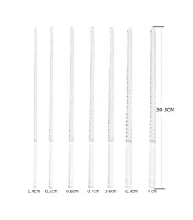 Kit 7 Tiges Urètres Souple 4 à 10 mm