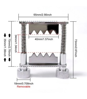 Dispositif CBT réglable par vis 65 x 73 mm