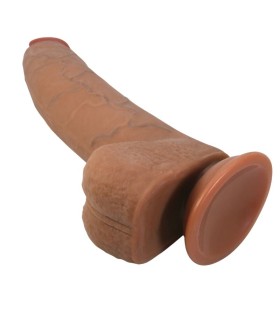 Gode réaliste flexible Evander avec ventouse