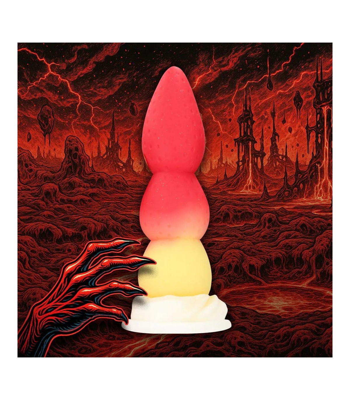 Gode Whipped Berry Fiction Cock