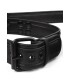 Collier de domination Avanza avec laisse noire