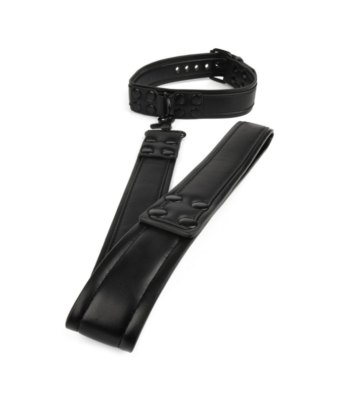 Collier BDSM noir Avanza Vantage 8