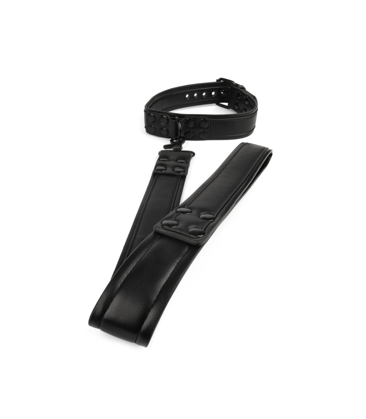 Collier BDSM noir Avanza Vantage 8
