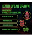 Dark Lycan Spawn silicone rouge avec ventouse
