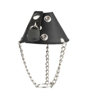 Ballstretcher CBT noir avec chaînes