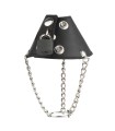 Ballstretcher CBT noir avec chaînes