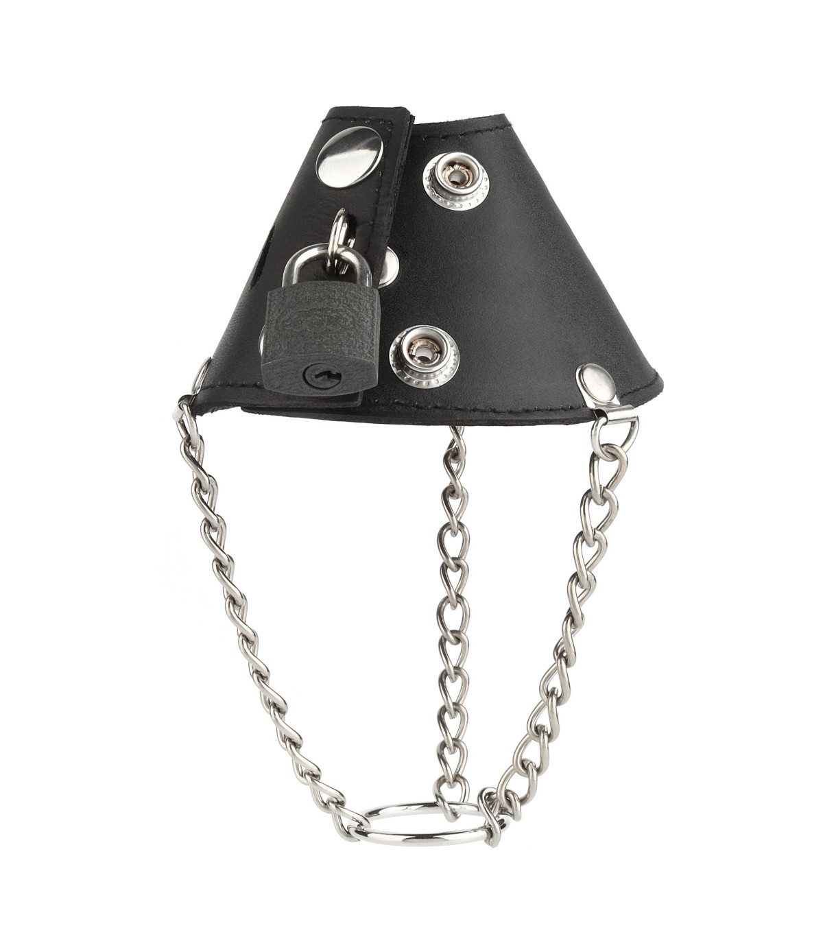 Ballstretcher CBT noir avec chaînes
