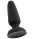 Plug anal Liquid Silicone Large Black Velvets