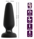 Plug anal conique Black Velvets taille L