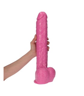 Gode rose réaliste Golia 41 cm