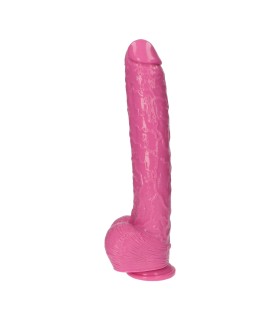 Gode Golia rose avec ventouse