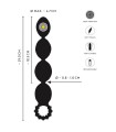 Chapelet anal flexible diamètre 4,7 cm