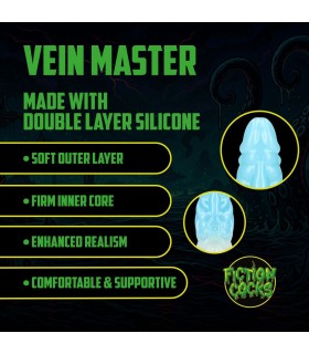 Gode silicone souple Vein Master Fiction Cocks