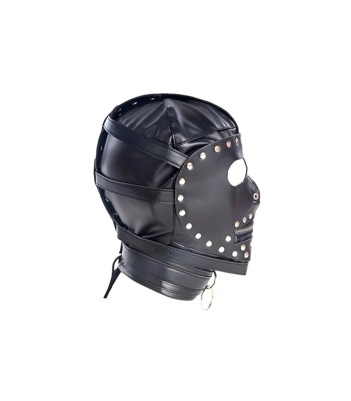 Masque BDSM intégral Badass avec sangles