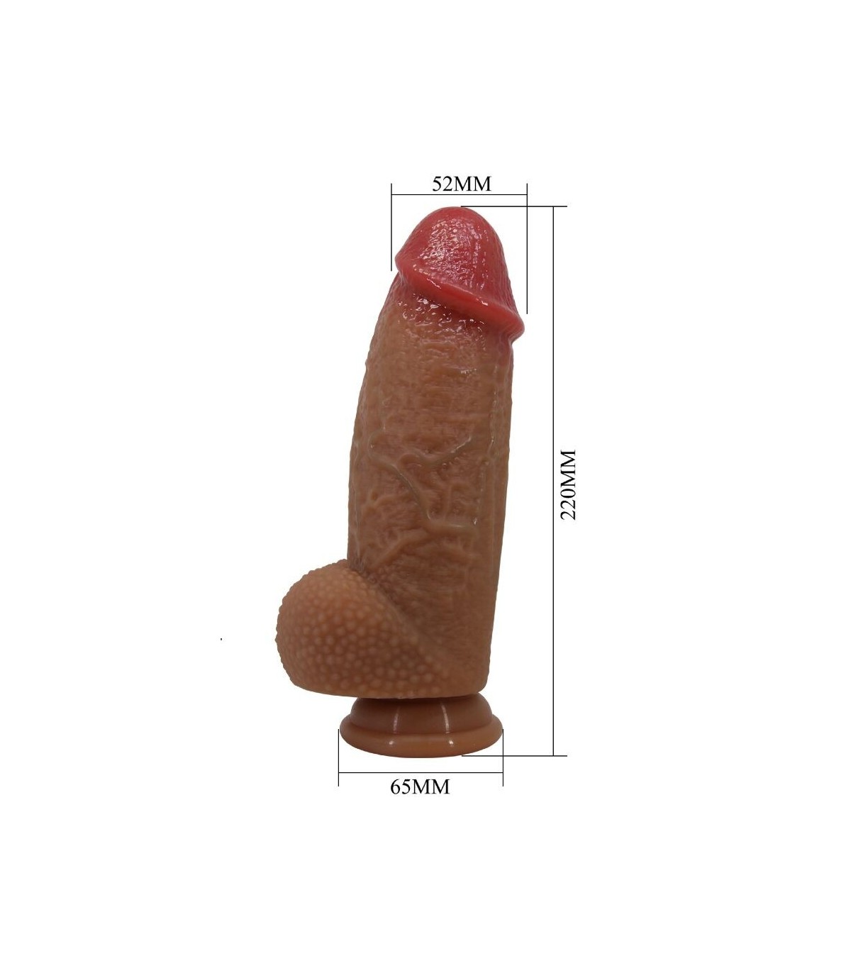 Gode réaliste Achille Pretty Love 22 cm