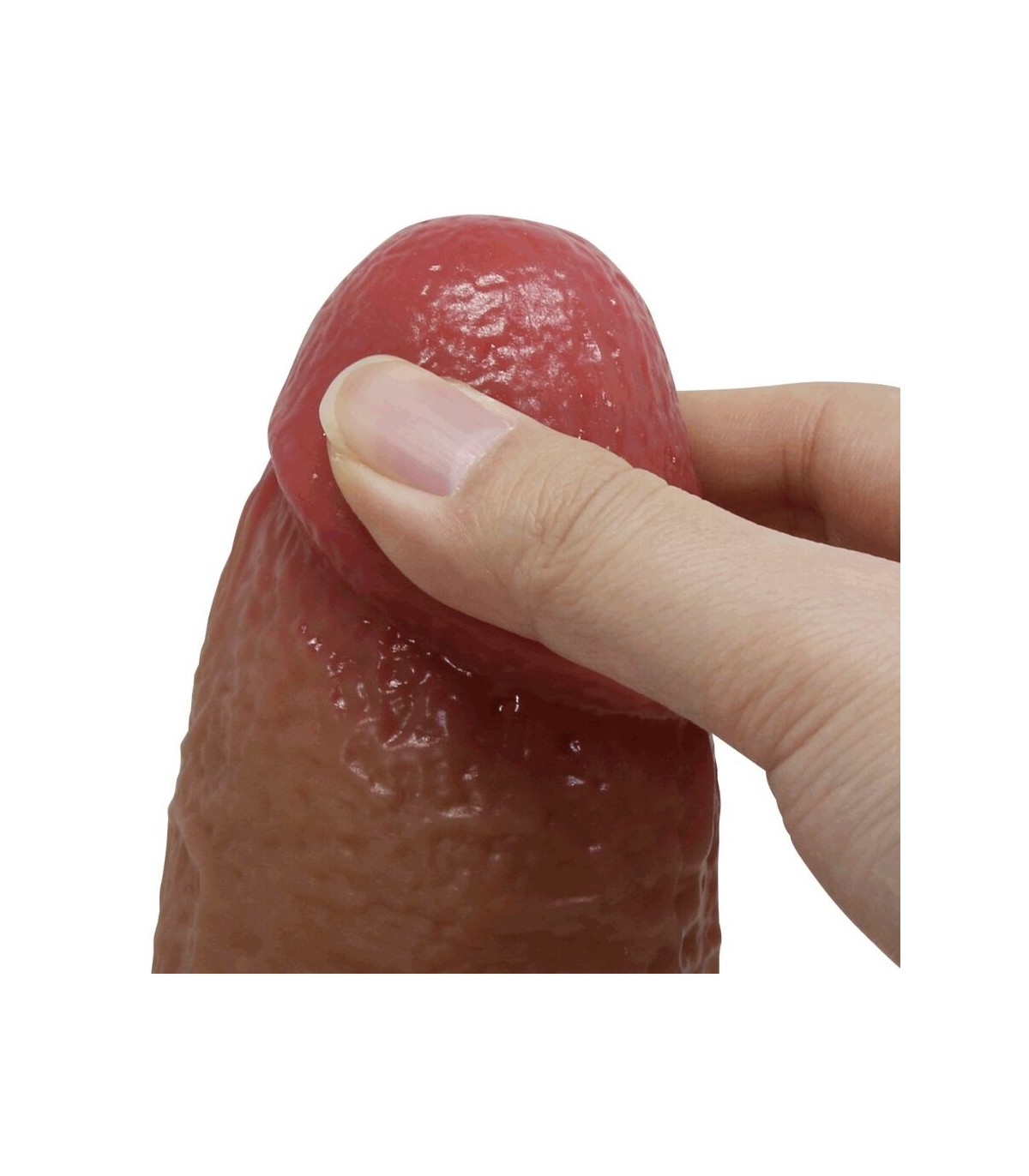 Gode silicone Achille Pretty Love avec testicules