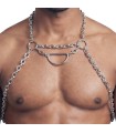Harnais clubwear homme en chaînes métalliques
