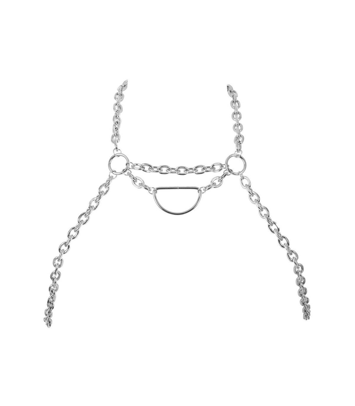 Harnais de Poitrine Chaîne Métal Svenjoyment