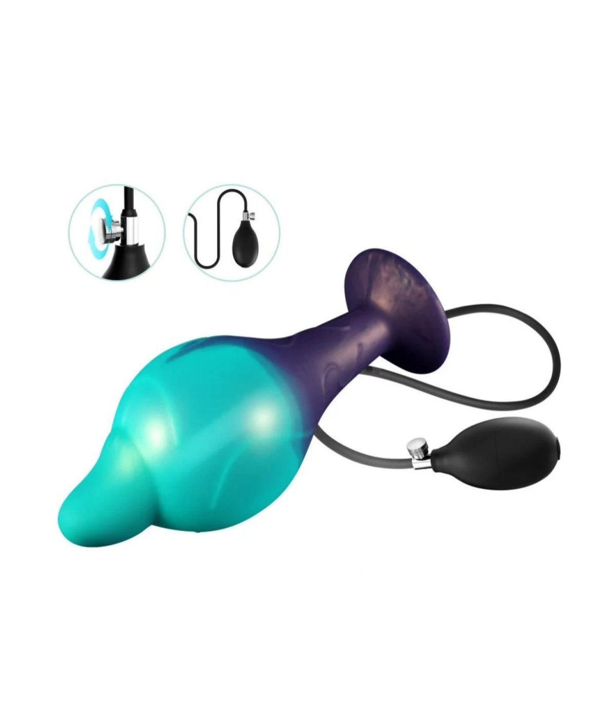 Dildo Ventouse Réaliste Gonflable