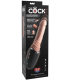 Gode vibrant avec chauffe et ventouse amovible