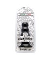 Plug anal noir pour hommes Olmo diamètre 6 cm