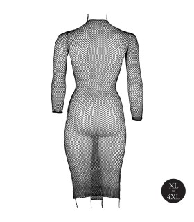 Robe sexy noire XL à 4XL pour travestissement gay